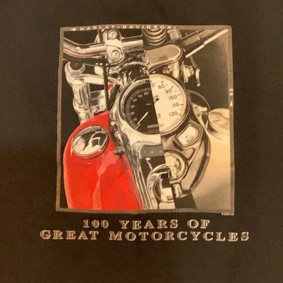 2003 HARLEY-DAVIDSON 100 years of Great Motorcycles MEDIUM TEE sleeveless (A) - Picture 2 of 5